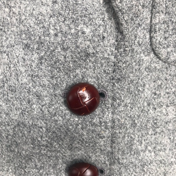 J Crew Robert Noble Scotland 100% Wool Blazer Women's Gray Rare Find Vintage - Picture 11 of 15